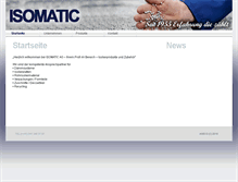 Tablet Screenshot of isomatic.ch
